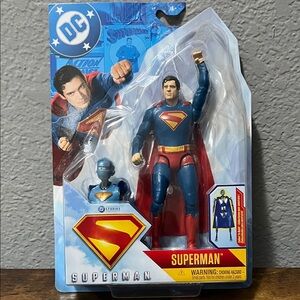 DC Superman Action Figure — Blue, Red, Yellow NWT!!
